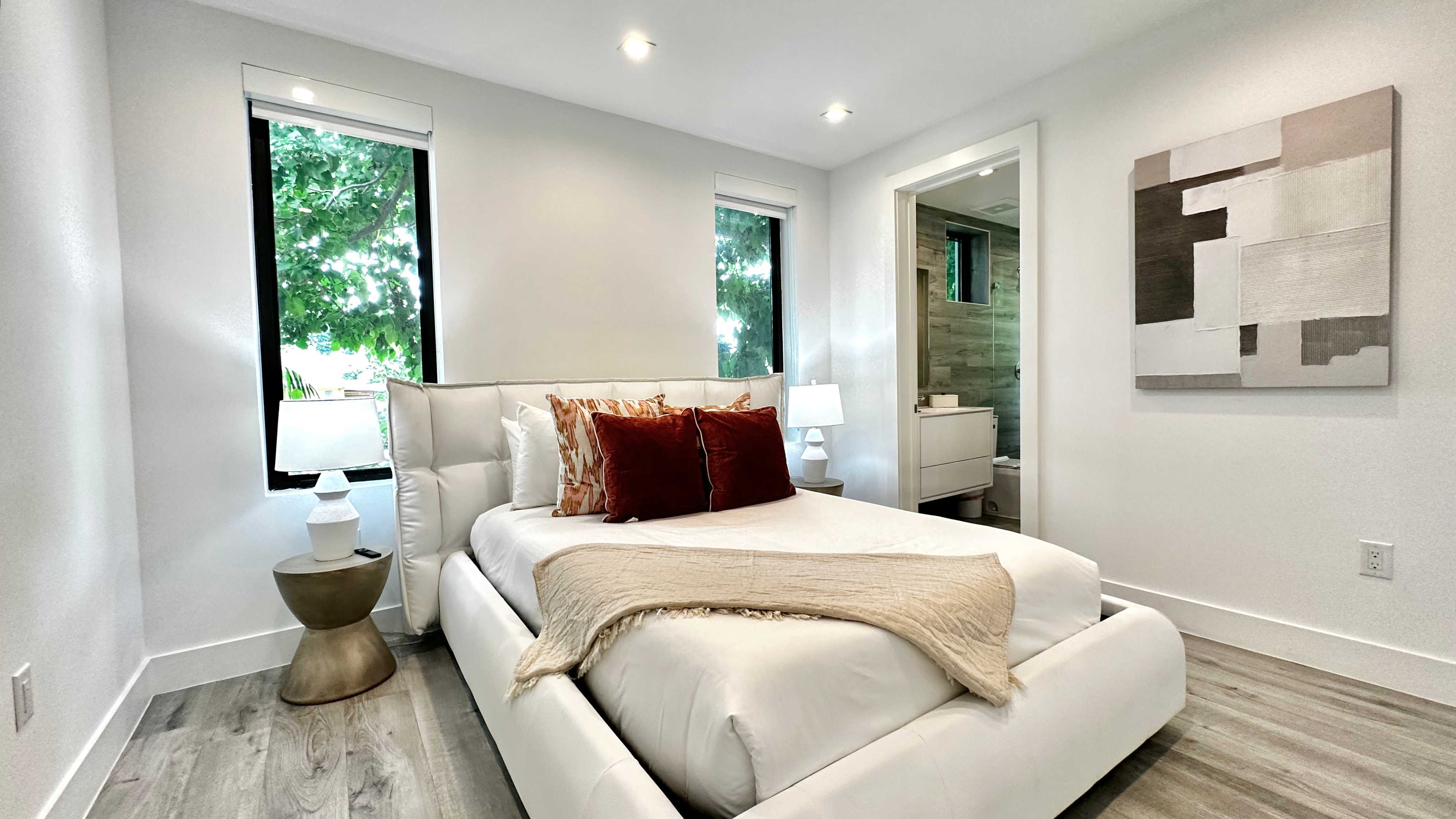 Bedroom of Villa Briah rentals Miami