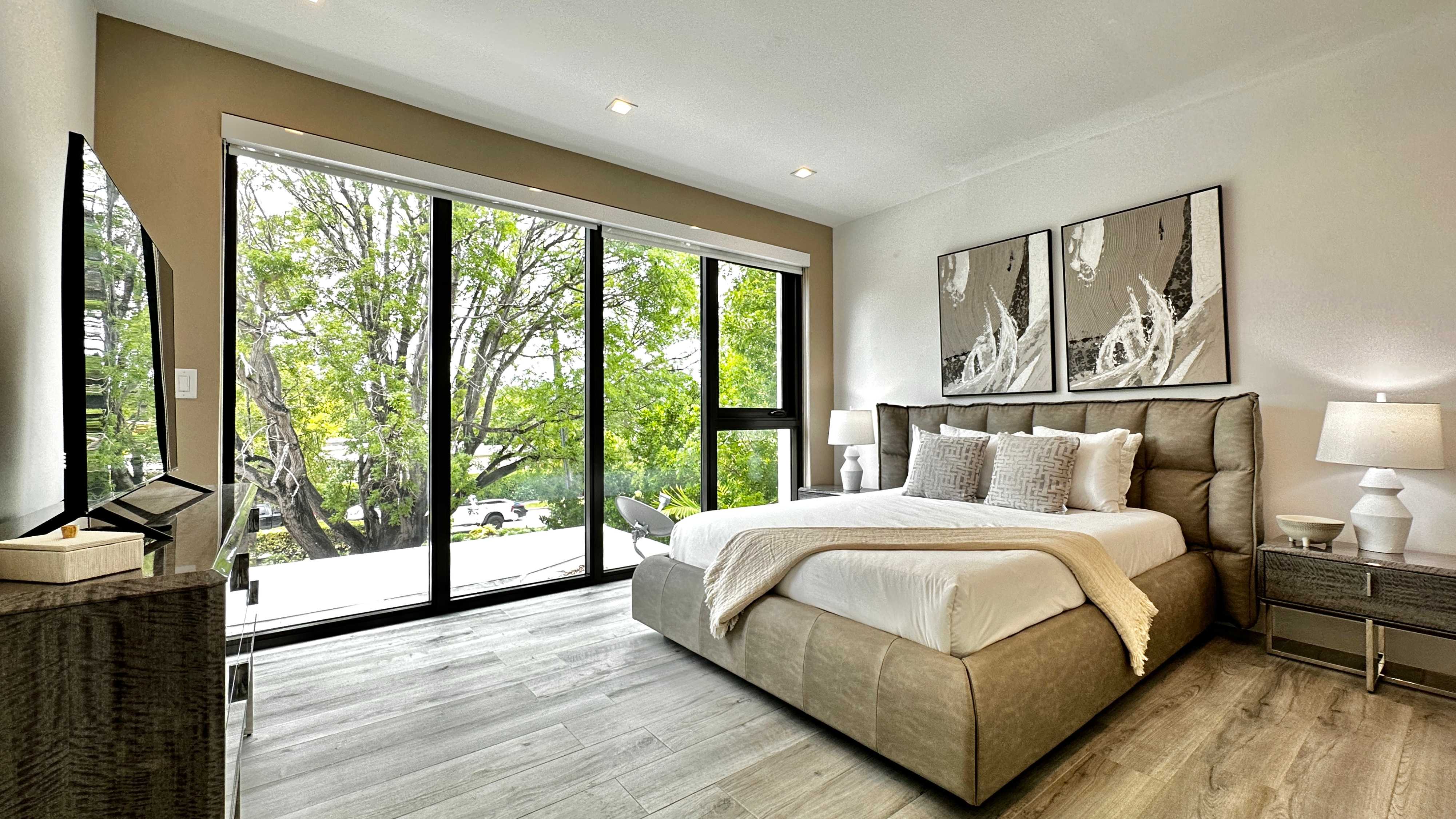 Bedroom of Villa Briah rentals Miami