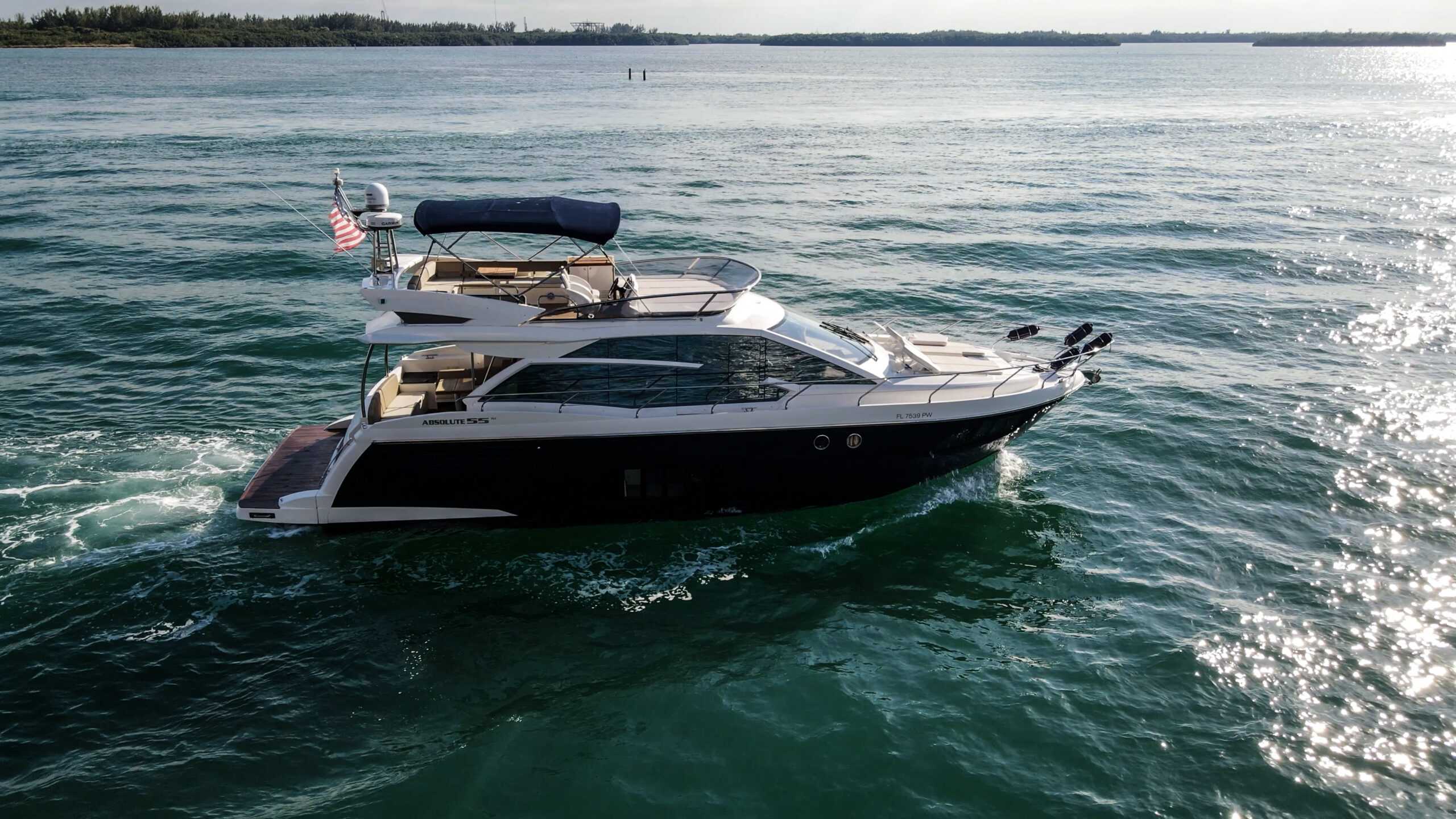 ABSOLUTE 60 FLY Yacht Rental Miami