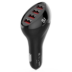 4 port USB charger for car